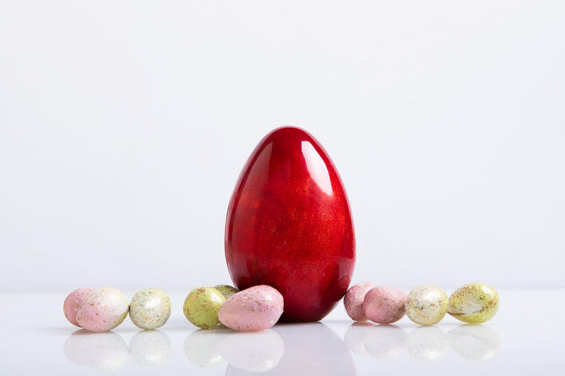 SOLD OUT!!! Chocolate Designer Easter Egg - RED